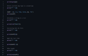 Listas em Python
