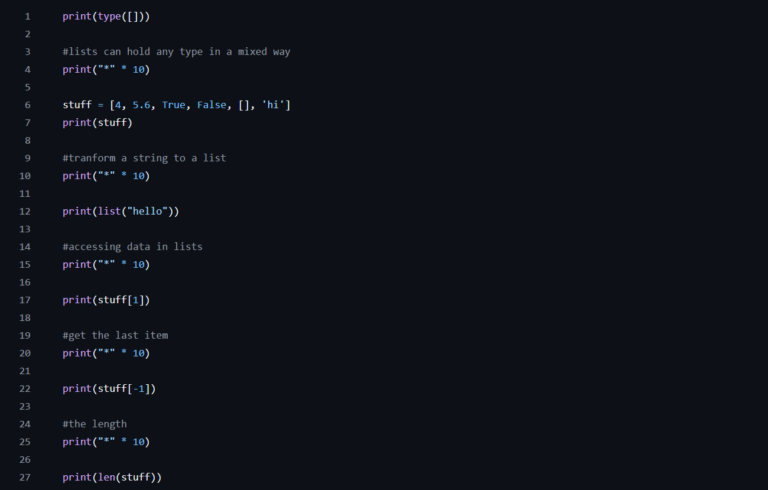 Listas em Python